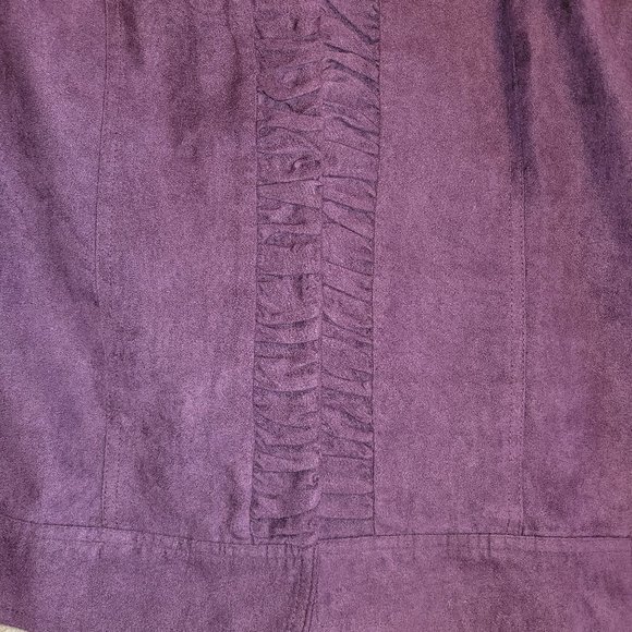 Bundle of 2 Christopher & Banks Open Front Blazers Purple Teal L - Picture 11 of 15